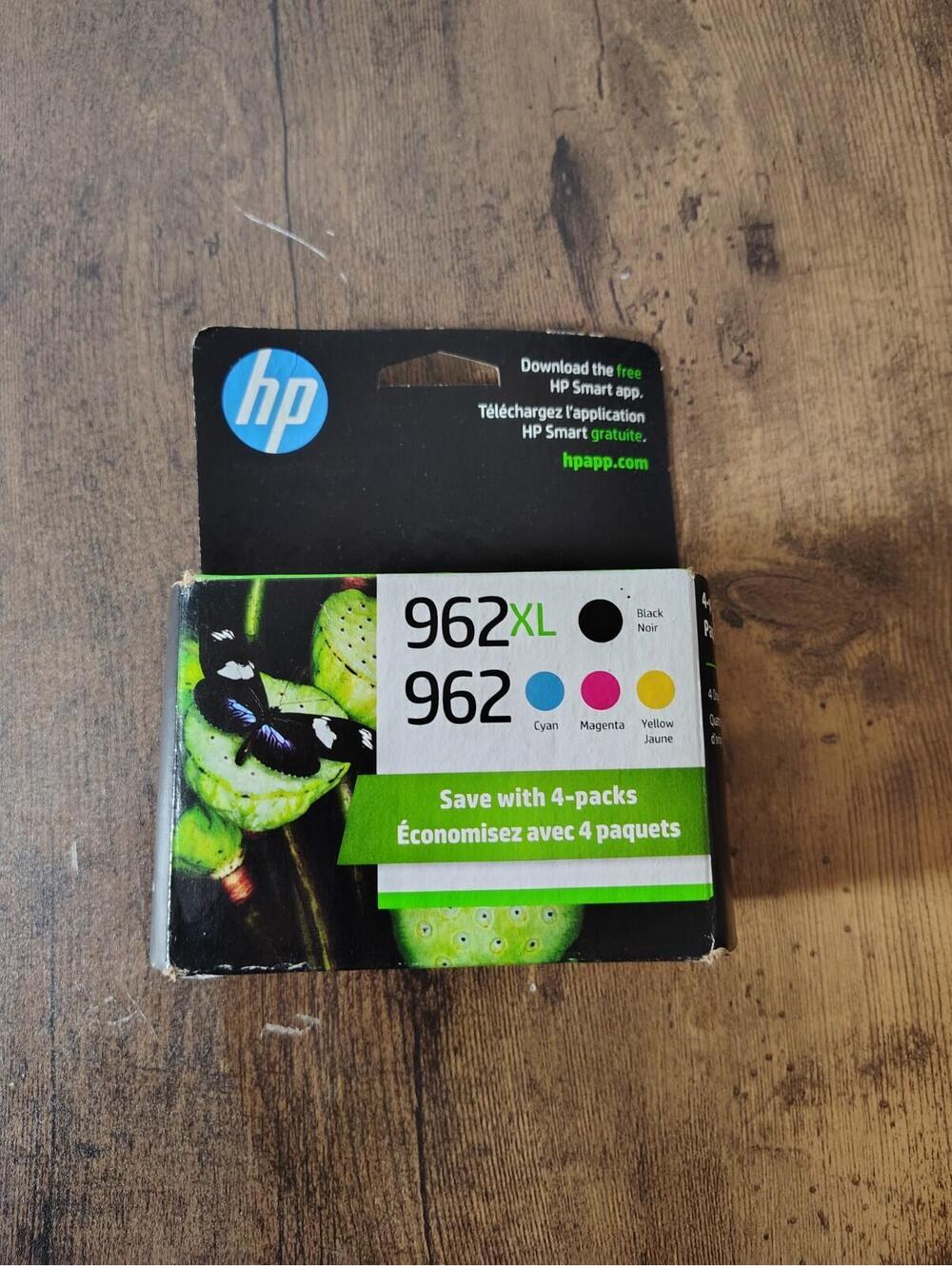 NEW HP Ink 962 XL Black and 962 Color 4 Pack May 2024